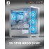 upHere E240TC 240mm AIO Liquid CPU Cooler - White